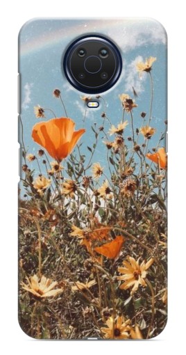 Чехол с печатью "Желтые цветы" для Nokia G20