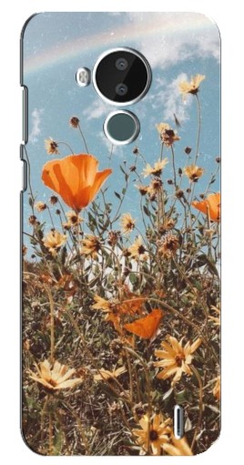 Силиконовый чехол с изображением "Желтые цветы" для Nokia C30