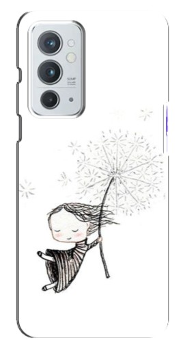 Чехол с картинкой "Девочка с одуванчиком" для OnePlus 9RT
