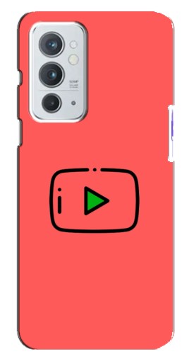 Чехол с принтом "Рисованная кнопка" для OnePlus 9RT