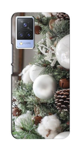 Чехол с принтом «Игрушки на елке» для Vivo V21