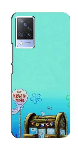 Силиконовый чехол с изображением «Krusty Krab» для Vivo V21