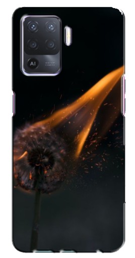 Силиконовый чехол с изображением «Горящий одуванчик» для Oppo A94