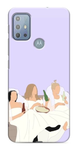 Чехол с картинкой "Девушки Друзья" для Motorola MOTO G20