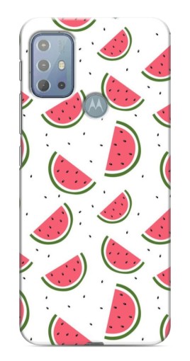 Чехол с картинкой "Дольки арбуза" для Motorola MOTO G20
