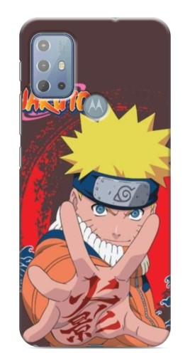 Чехол с принтом "Naruto атакует" для Motorola MOTO G20