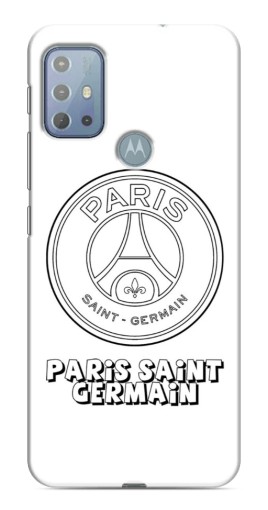 Чехол с картинкой "PSG логотип" для Motorola MOTO G20