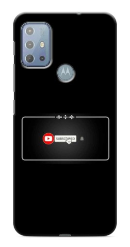 Чехол с печатью "subscribed" для Motorola MOTO G20