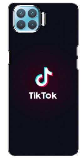 Силиконовый чехол с изображением «TikTok темный» для Oppo A93