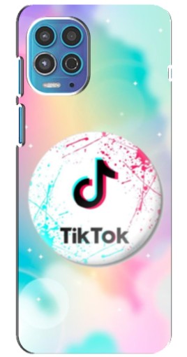 Чехол с принтом "TikTok принт" для Motorola MOTO G100