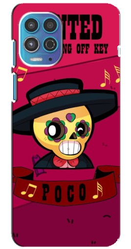 Силиконовый чехол с изображением "WANTED POCO" для Motorola MOTO G100