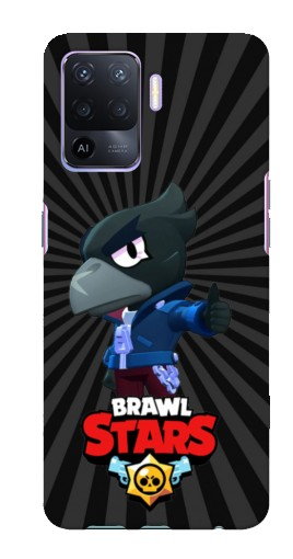 Силиконовый чехол с изображением «Crow Brawl Stars» для Oppo A94