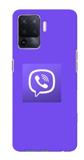 Чехол с печатью «Лого Viber»  для Oppo A94