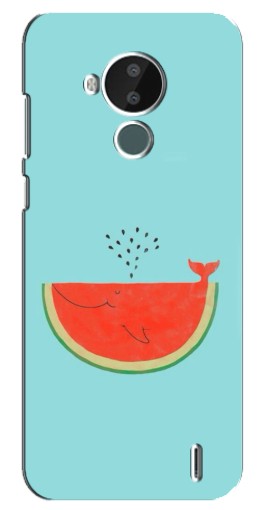 Силиконовый чехол с изображением "Арбуз кит" для Nokia C30