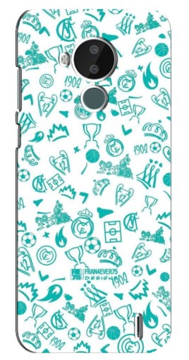 Чехол с картинкой "Атрибутика Real Madrid" для Nokia C30