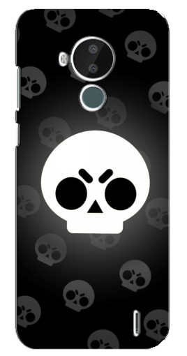 Чехол с картинкой "Череп" для Nokia C30