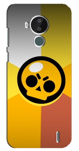 Чехол с принтом "Череп Бравл Старс" для Nokia C30