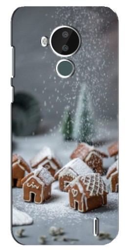 Чехол с картинкой "Домики из пряников" для Nokia C30