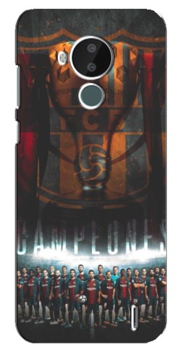 Силиконовый чехол с изображением "FCB Campeones" для Nokia C30