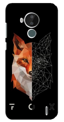 Чехол с принтом "Fox" для Nokia C30