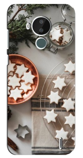 Чехол с принтом "Имбирные звездочки" для Nokia C30