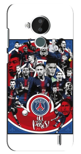 Чехол с принтом "Команда PSG" для Nokia C30