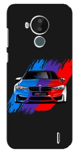 Чехол с картинкой "Красочный BMW" для Nokia C30