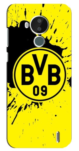 Силиконовый чехол с изображением "Красочный лого BVB" для Nokia C30