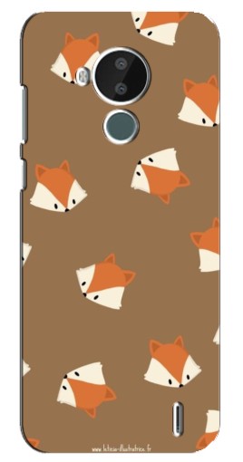Чехол с картинкой "Лисёнки" для Nokia C30