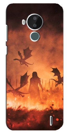 Чехол с принтом "Мать драконов" для Nokia C30