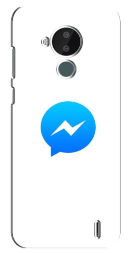 Чехол с картинкой "messenger logo" для Nokia C30