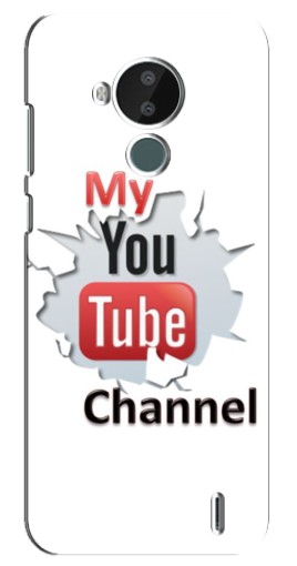 Чехол с печатью "My YouTube" для Nokia C30