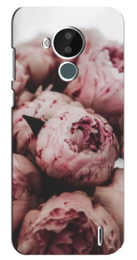Чехол с принтом "Нежные пионы" для Nokia C30