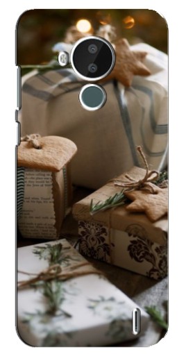 Силиконовый чехол с изображением "Нежные подарки" для Nokia C30