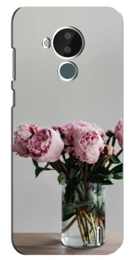 Чехол с печатью "Пионы в вазе" для Nokia C30