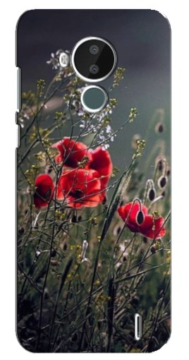 Чехол с принтом "Поле цветов" для Nokia C30