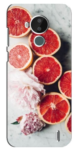 Чехол с печатью "Половинки грейпфрутов" для Nokia C30