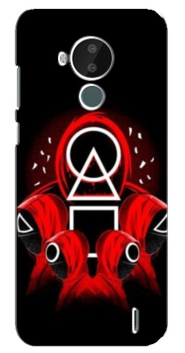 Силиконовый чехол с изображением "Солдаты с игры кальмара" для Nokia C30