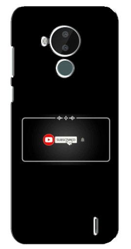 Силиконовый чехол с изображением "subscribed" для Nokia C30