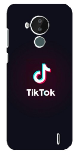 Чехол с печатью "TikTok темный" для Nokia C30