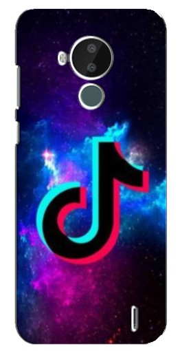 Чехол с печатью "ТикТок в космосе" для Nokia C30
