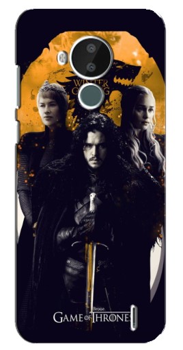 Силиконовый чехол с изображением "Winter Coming" для Nokia C30