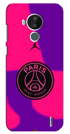 Чехол с печатью "Яркий лого PSG" для Nokia C30