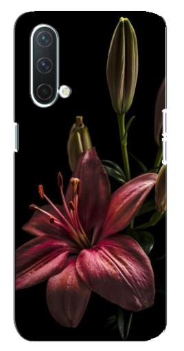 Силиконовый чехол с изображением "Красная лилия " для OnePlus Nord CE 5G