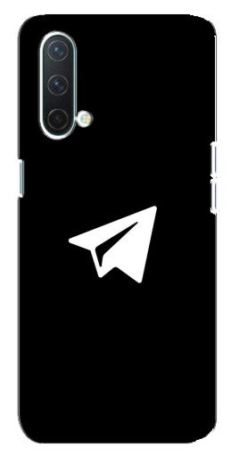 Чехол с печатью "Лого Телеграм" для OnePlus Nord CE 5G