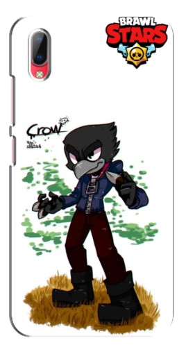 Чехол с печатью "Crow" для Vivo Y93 / Y93S