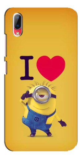 Силиконовый чехол с изображением "I Love Minion" для Vivo Y93 / Y93S