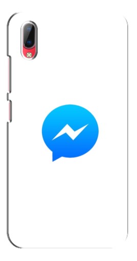 Силиконовый чехол с изображением "messenger logo" для Vivo Y93 / Y93S