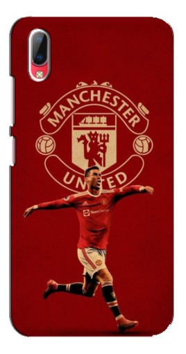 Силиконовый чехол с изображением "Ronaldo в МЮ" для Vivo Y93 / Y93S