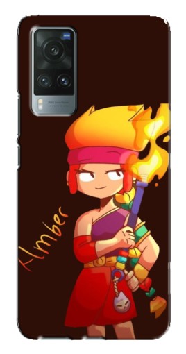 Чехол с принтом "Amber с факелом" для Vivo X60